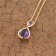 Elaine Firenze 75021530/K3 Ladies' Necklace with Amethyst 585 / 14K Rose Gold Image 2