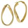 Elaine Firenze 58013 Women's Hoop Earrings 585 / 14 K Gold Image 1