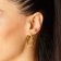 Elaine Firenze 58013 Women's Hoop Earrings 585 / 14 K Gold Image 2