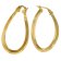Elaine Firenze 58017 Women's Hoop Earrings 585 / 14 K Gold Image 1