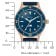 Bulova 98A325 Herrenuhr Automatic Mil-Ships Special Edition Dunkelblau 5