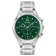 Bulova 96A297 Men´s Watch Chronograph Curv Steel/Green Image 1
