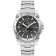 Bulova 96B417 Men's Wristwatch Luxury Steel/Black Image 1