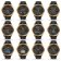 Garmin 010-02241-02 vivomove Luxe Smartwatch mit Lederband Schwarz Bild 4