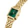 Rosefield BEGSG-B05 Damenuhr Boxelle Goldfarben/Grün 2