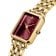 Rosefield OBGSG-O83 Damenuhr Octagon XS Goldfarben/Burgunderrot 2