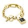 Rosefield SBGSG-O66 Schmuckuhr Studio Octagon Chain Goldfarben/Schwarz 1