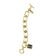 Rosefield SBGSG-O66 Schmuckuhr Studio Octagon Chain Goldfarben/Schwarz 3