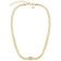 Rosefield JNSWG-J1002 Damen-Kette Snake Heart Choker Goldfarben Weißer Kristall 4