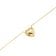 Rosefield JNPHG-J1008 Damen-Halskette Puffy Heart Goldfarben 2