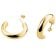 Rosefield JEDSG-J803 Damen-Ohrringe Große Breite Creolen Goldfarben 2