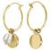 Rosefield JSPCEG-J173 Damen-Ohrringe Goldfarben Muschel & Perle 2