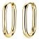 Rosefield JEOLG-J567 Damen-Ohrringe Creolen Oval Goldfarben 1