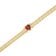 Rosefield JNSRG-J1004 Women's Necklace Snake Heart Choker Gold Tone Ruby 2