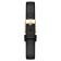 Rosefield OVBGLG-OV18 Damenuhr Oval Schwarz/Goldfarben 3