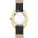 Rosefield OVBGLG-OV18 Damenuhr Oval Schwarz/Goldfarben 4