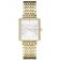 Rosefield QWSG-Q09 Women's Quartz Watch Rectangular Gold Tone 1