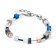 Coeur de Lion 4013/30-0756 Women's Bracelet GeoCUBE Iconic Capri Blue Image 1
