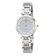 ETT Eco Tech Time ELS-12144-12M Women's Solar Watch Diamond Lady Silver Tone Image 1