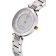 ETT Eco Tech Time ELS-12144-12M Women's Solar Watch Diamond Lady Silver Tone Image 2