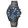 Master Time MTGA-10952-32M Herren-Armbanduhr Funk Sporty Big Date Schwarz/Blau 1