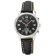 Master Time MTLA-10819-22L Funkarmbanduhr für Damen mit Lederband Schwarz Bild 1