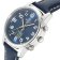 Master Time MTLA-10818-32L Damen-Funkuhr mit blauem Lederband Bild 2