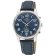 Master Time MTGA-10815-31L Men's Radio-Controlled Watch with Leather Strap Blue Image 1