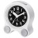 Master Time MTC-71030-12W German Talking Radio-Controlled Alarm Clock White/Black Image 1