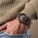 Holzkern Herrenuhr Quarz Chronograph Buschwerk Walnuss/Marmor 4