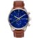 Holzkern Herrenuhr Chronograph Naturalist Marmor/Silberfarben 1