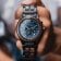 Holzkern Herren-Chronograph Quarz Space Dust Walnuss/Marmor 4