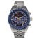 Holzkern Herrenuhr Chronograph Openhorizon Marmor Blau 1
