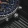 Holzkern Herrenuhr Chronograph Openhorizon Marmor Blau 2