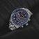 Holzkern Herrenuhr Chronograph Openhorizon Marmor Blau 3