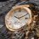 Holzkern Damen-Solaruhr Sunglister Weißes Perlmutt/Goldfarben 3