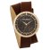 Holzkern Women's Watch Coralline Bronzite/Gold Tone with 2 Straps 2