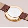 Holzkern Women's Watch Coralline Bronzite/Gold Tone with 2 Straps 4
