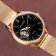 Holzkern Unisex Wristwatch Automatic Inverno Marble/Gold Tone 2