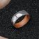 Holzkern Herren-Ring Edelstahl Sumo Eiche/Damast 5