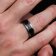Holzkern Herren-Ring Sumo Lava/Wolfram 6