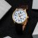 Holzkern Herrenuhr Primetime Howlith/Goldfarben 3