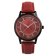 Holzkern Unisex-Armbanduhr Avatar™ Fire Nation Padouk/Rot 1