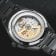 Holzkern Herrenuhr Automatik Era X Lorbeerblatt/Geflammte Walnuss 3