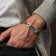 Holzkern Herren-Armband Edelstahl Outlands Walnuss/Silberfarben 4