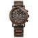 Holzkern Herrenuhr Quarz Chronograph Askja Marmor/Walnuss II 1