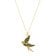Holzkern Damen-Kette Kindred Marmor/Goldfarben Kolibri 2