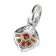 Thomas Sabo CC1338-699-6 Charm-Anhänger Orange Connect Silber 2