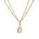 Thomas Sabo KE2294-M01-14-L45V Collier für Damen Doppelkette Zirkonia Weiß 1