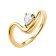 Thomas Sabo TR2543-M01-14 Damenring Goldfarben mit Zirkonia 1